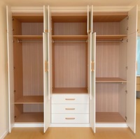 Armoire portable personnalisée en bois massif, design moderne, durable, pour chambre à coucher, salon, organisation de placards, meubles