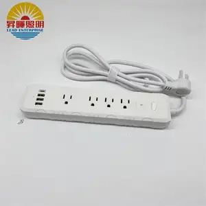 Nieuwe Trend Universele Usb C Smart Charger Extension Stopcontact Way Outlet Us Plug Overspanningsbeveiliging Power Strip