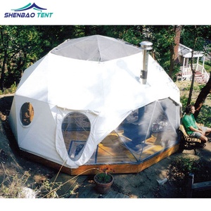 4 mùa cắm trại trắc địa Lều tuyết 8M mái vòm sang trọng Lều prefab mái vòm nhà glamping với phòng tắm và nhà bếp - Product Image 3