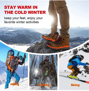 <span class=keywords><strong>Solette</strong></span> elettriche <span class=keywords><strong>riscaldate</strong></span> in Gel Comfort con telecomando batteria morbida ricaricabile agli ioni di litio per sport all'aria aperta - Product Image 5