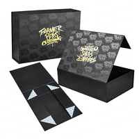Boîte d'expédition pliable en carton ondulé personnalisée pour bijoux, emballage cadeau par abonnement, impression de logo
