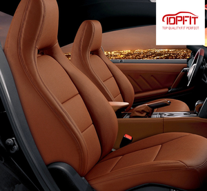 100% coton coussin de siège de voiture siège personnalisé haute qualité Spandex couverture tissu conception Flexible audacieux vierge sièges arrière - Product Image 5