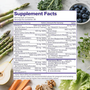 OEM ODM Ácido fólico y vitaminas para alimentos enteros Vitaminas para el embarazo para la salud materna y del bebé Cápsulas prenatales - Product Image 2