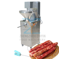 Remplisseur de saucisse Conversion de fréquence électrique SUS304 Machine de remplissage de saucisse automatique Stuffer de saucisse de viande électrique