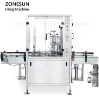 ZONESUN ZS-CQ2A Monobloc Rotatif Double Tête Automatique Aérosol De Gaz Peut Machine De Remplissage