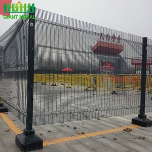 Hàng rào an ninh 358 mô hình 3D chống trèo lưới Nhà Tù với khung thép tráng hoàn thiện không thấm nước dễ dàng lắp ráp - Product Image 6