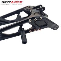 Conjunto de Brazo Oscilante Trasero CNC para Motocicleta Eléctrica Sur Ron Light Bee, Piezas de Mejora de Chasis de Suspensión Trasera de Aleación de Aluminio