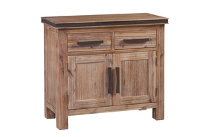 Aparador de 2 puertas de Diseño Industrial de la marca ATLAS, muebles de madera de la mejor calidad para uso doméstico, cocina y comedor - Product Image 6