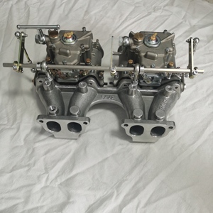 ชุดแปลงคาร์บูเรเตอร์ FAJS NO CZ2-26-40/45-6 สำหรับ <span class=keywords><strong>Datsun</strong></span> A14 A15 Oval Port - ชุดแปลงคาร์บูเรเตอร์ FAJS Twin 40 DCOE ของแท้ - Product Image 5