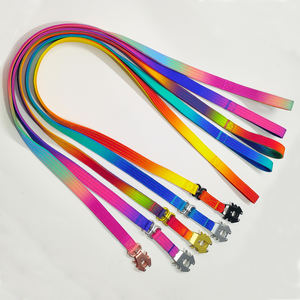 ชุดปลอกคอและสายจูงสุนัขไนล่อนหลากสีสายจูงและสายจูงสุนัขเจ็ดสีสายจูงและสายรัดสำหรับงานหนัก - Product Image 6