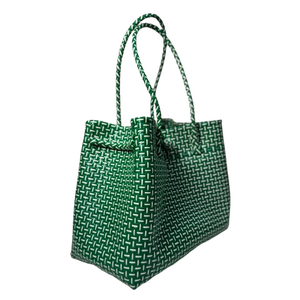 Sac fourre-tout tissé à la main pour femmes écologiques à la mode Indonésie nouveauté taille adulte Shopping sac à main sacs à main fabriqués recyclés - Product Image 4
