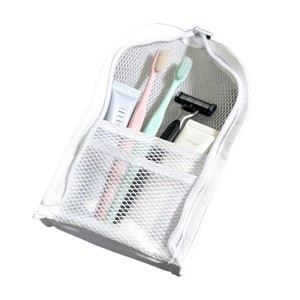 Bolsa de Aseo Portátil Impermeable con Bolsillos de Malla, Diseño Vertical para Viajes y Uso Diario - Product Image 5