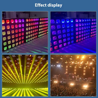 36 panneaux matriciels LED RGBW 10W effet 'Bee Eye' avec barre lumineuse, indice de protection IP33, Ra90, contrôlables DMX512, à intensité variable, finition noire, pour KTV, scène de spectacle et course automobile