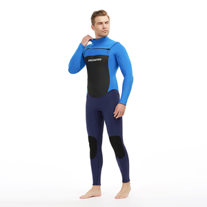 Factory Supplier OEM 3mm Neoprene Chest Zip <strong>Wetsuit</strong> for <strong>Adult</strong> &amp; Youth Blue Men's Diving Suit - Product Image 3