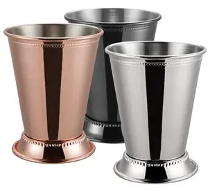 Новый дизайн, металлическая чашка для коктейля, специальная металлическая чашка для завивки, Mojito, Мятная чашка, Julep