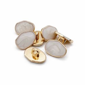 高品质修身焊接高跟金色金属纽扣衬衫女式香奈儿风格外套针织毛衣套装袖口 - Product Image 2