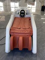 Machine de lavage de cheveux automatique intelligente avec massage du cuir chevelu et rinçage mains libres pour salon de coiffure et lit de SPA