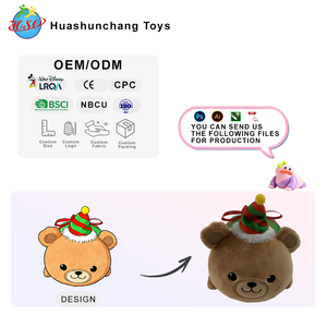 Servicio OEM, Fábrica de Juguetes en China para Venta al por Mayor, Peluche de Oso de Peluche Personalizado con Logotipo, Lindo y Suave - Product Image 1