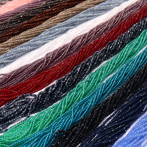 Stock en vente : Plus de 100 <span class=keywords><strong>couleurs</strong></span>, perles de cristal de petite taille (1 mm) blanches, rouges, vertes, bleues, perles de verre pour la confection de bijoux en tissu. - Product Image 3