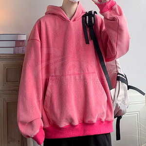 Ropa de calle de alta calidad para hombre, sudaderas con capucha de lavado ácido, jersey de gran tamaño, sudaderas con capucha de lavado ácido para hombre - Product Image 2