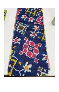 Tissu Chanderi imprimé numérique de haute qualité, 100 GSM, avec broderie, pour la couture et la confection de vêtements - Product Image 3