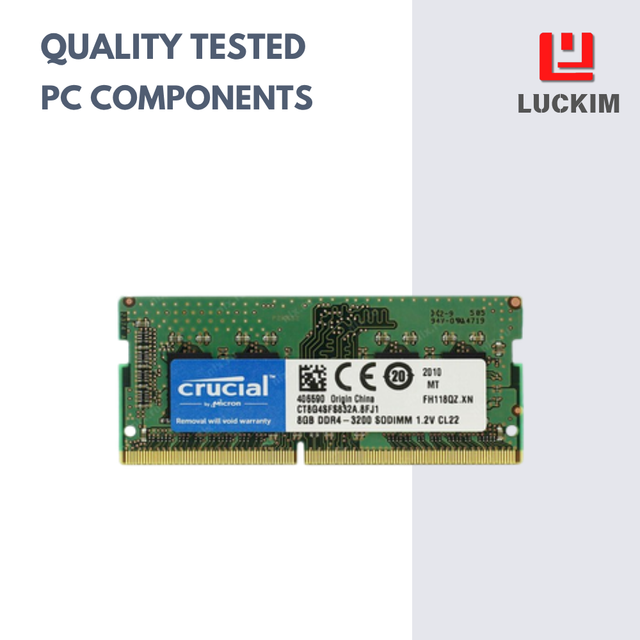 DDR4 8GB 3200MHz PC4-25600 Laptop Memory SO-DIMM 260-Pin 1.2V RAM Module