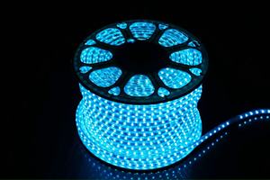 Bande lumineuse LED flexible SMD5050 RGB à changement de couleur, 110V 220V, étanche pour extérieur, pour éclairage décoratif d'ambiance de projet paysager - Product Image 6