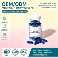 Capsules d'élasticité cutanée au cuivre OEM ODM Marque privée Vente en gros Soutien capillaire Raffermissement de la peau Raffermissement corporel pour compléments de beauté