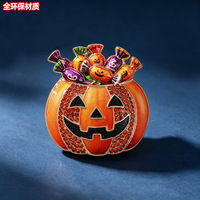 Broches créatives et amusantes en forme de bonbons de citrouille d'Halloween, accessoires festifs, broches à épingler, coiffes décoratives, articles cadeaux