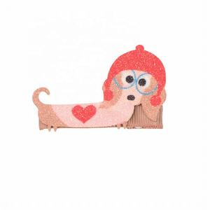 Venta al por Mayor de Fábrica, Pinzas para el Cabello con Brillantina para Niños, Diseño de Cara Sonriente, Moda de Dibujos Animados, Accesorios para el Cabello de Niñas, para Fiestas - Product Image 6