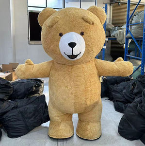 Carino gonfiabile orsacchiotto Costume mascotte adulto completo corpo orso vestito in maschera festa di Halloween - Product Image 1