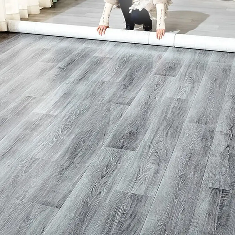 Rollo de alfombra de suelo de linóleo de fácil instalación aislante al mejor precio al por mayor