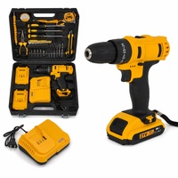Kit de perceuse sans fil 21V en gros, directement de l'usine, avec logo personnalisé, ensemble d'outils complet, accessoires variés, vitesse variable, couple maximal de 40 Nm, batterie