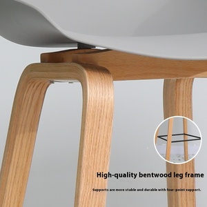 <span class=keywords><strong>Tabouret</strong></span> <span class=keywords><strong>de</strong></span> <span class=keywords><strong>bar</strong></span> moderne en <span class=keywords><strong>plastique</strong></span> <span class=keywords><strong>de</strong></span> style nordique, chaise <span class=keywords><strong>de</strong></span> comptoir à dossier haut avec repose-pieds, pieds en métal, pour îlot <span class=keywords><strong>de</strong></span> cuisine, salle à manger, pub, salon - Product Image 3