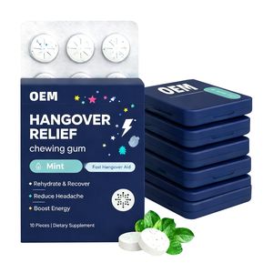 <span class=keywords><strong>Chewing</strong></span>-<span class=keywords><strong>gum</strong></span> contre la gueule de bois <span class=keywords><strong>sans</strong></span> <span class=keywords><strong>sucre</strong></span>, électrolytes et vitamine B, portable, vente en gros, OEM, ODM - Product Image 6