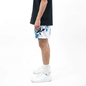 กางเกงขาสั้นเล่นกีฬาสำหรับผู้ชายกางเกงขาสั้นตาข่ายโพลีเอสเตอร์พิมพ์ลายหลากสีดีไซน์บาสเก็ตบอลสไตล์ไฮสตรีท - Product Image 5