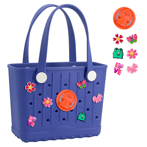 Bolsa de playa de goma ecológica, impermeable, ligera, para niños y adultos, recién llegada, de gran capacidad, tipo bolso de mano EVA. - Product Image 4