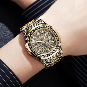 Reloj de Cuarzo para Hombre, de Acero Inoxidable, con Esfera Analógica, Visualización de Fecha, Diseño Vintage, Correa de 22 cm, Caja de 12 mm de Grosor, Cristal Revestido - Product Image 4