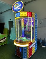 Machine de jeu d'arcade à pièces de monnaie pour parc d'attractions, machine à loterie à chute de boules, distributeur automatique de boules rebondissantes, équipement de divertissement