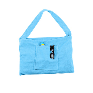 Telo Coprisedia <span class=keywords><strong>da</strong></span> <span class=keywords><strong>Spiaggia</strong></span> Oversize in Spugna di Cotone con Tasche Laterali <span class=keywords><strong>per</strong></span> Piscina e <span class=keywords><strong>Spiaggia</strong></span> - Product Image 3