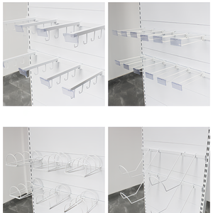 رف عرض فولاذي قوي ذو خمسة مستويات قابل للتعديل من الجانبين، رف عرض للسوبر ماركت مضاد للصدأ، أرفف شبكية للمتاجر - Product Image 3