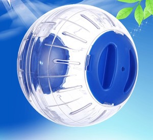 Piccolo Pet Run The Ball Toy Home criceto palla da corsa trasparente 10cm Jogging animali domestici cincillà accessori per criceti - Product Image 4