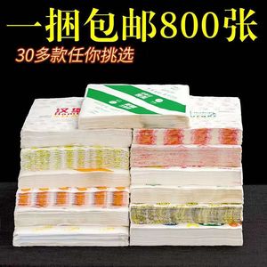 กระดาษกันน้ำมันสำหรับห่อแฮมเบอร์เกอร์ เกรดอาหารแบบใช้แล้วทิ้ง 29.5x28.5 ซม. กระดาษครัวชั้นเดียวสำหรับโรลไก่ ข้าวปั้น - Product Image 4