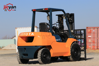 Chariot élévateur diesel Toyota d'occasion 7FD40 de 4 tonnes importé du Japon, moteur à pompe haute efficacité, multifonctionnel, faible nombre d'heures de fonctionnement