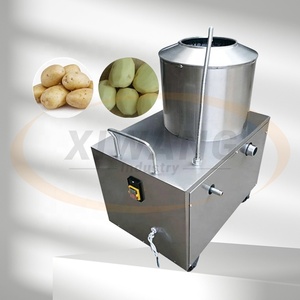 เครื่องปอกมันฝรั่งไฟฟ้าอัตโนมัติเชิงพาณิชย์ พร้อมกำลังไฟ 380/220 โวลต์ และ 1.5 กิโลวัตต์ สำหรับปอกผลไม้และผัก - Product Image 6