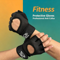 Gants de musculation demi-doigts pour femmes, antidérapants, anti-callosités, avec support de poignet, respirants, pour la gym et le barre de traction