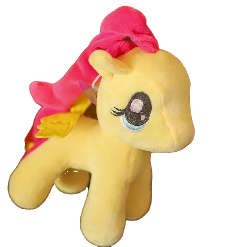 Groothandel Kleine Poni Knuffel Schattige Poni Knuffels Mlp Kleurrijke Paard Knuffelpop Kids Cadeau Cartoon Gevulde Kleine Poni Speelgoed