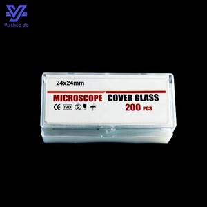 24*24 vetrine per microscopio in vetro con copertura per istologia medica di laboratorio - Product Image 2