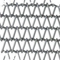 Bande transporteuse en maille d'acier inoxydable de qualité alimentaire supérieure pour le chocolat et le pain