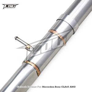 ท่อไอเสีย Catback พร้อมวาล์วสำหรับ Mercedes-Benz CLA45 AMG W117 2.0T ปี 2014-2019 ยี่ห้อ Boska Racing ผลิตจากสแตนเลส - Product Image 4